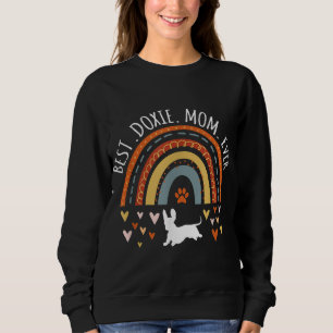 Beste Dackel Mama je Regenbogen Dackel Lover Sweatshirt