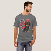 Beste Dackel Mama Niedliche Wire Hass Hunde T-Shirt (Vorne ganz)