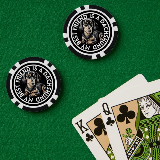 Beste Dackel Pokerchips (Pokertisch (doppelt))