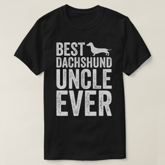Beste Dackel Uncle jemals T-Shirt (Design vorne)