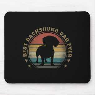 Beste Dackel Vater Ever Funny Vaters Day Gaben für Mousepad