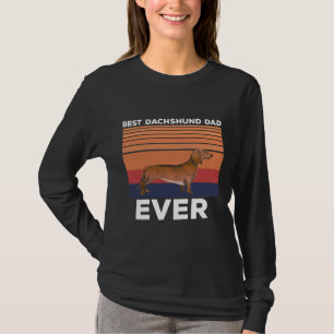 Beste Dackel Vater je Idee für Hunde Mama Hund Vat T-Shirt