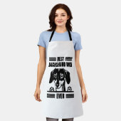Beste Dackel Vater je T Shirt Schürze (Getragen)