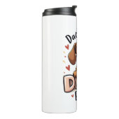 Beste Dackel Vater je T Shirt Thermosbecher (Nach links gedreht)