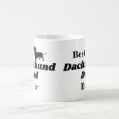Beste Dackel-Vater-überhaupt Kaffee-Tasse Kaffeetasse (Mittel)