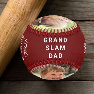 Beste Dad-Fotos Burgunderrot Baseball