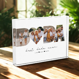 Beste Dada je 4 Foto Collage Erster Vatertag