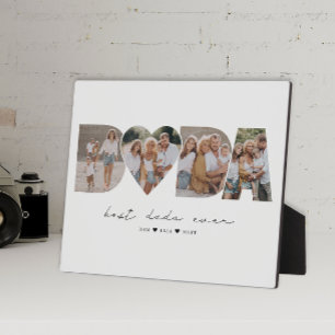 Beste Dada je 4 Foto Collage Erster Vatertag Fotoplatte