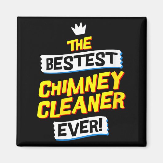 Beste Damen Schornsteinfeger Job Beruf Magnet (Vorne)