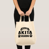 Beste das Akita-Großmutter der Welt Tragetasche (Vorderseite (Produkt))