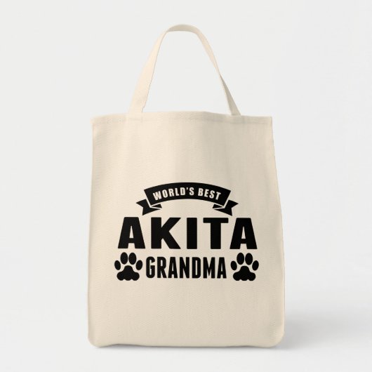 Beste das Akita-Großmutter der Welt Tragetasche (Vorne)