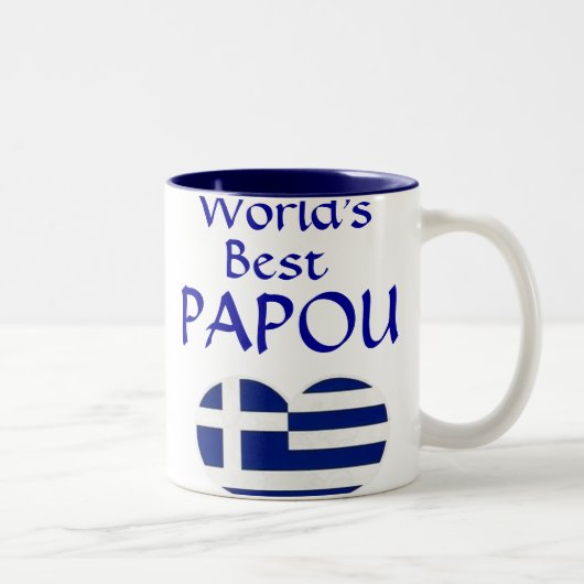 Beste das Papou der Welt Tasse - für Ihren (Rechts)