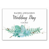 Beste Date Idea Polterabend Sukkulente Karte (Rückseite)