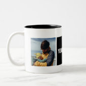 Beste "Dein Text hier" - immer benutzerdefinierte Zweifarbige Tasse (Links)