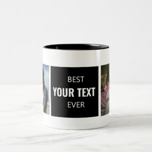 Beste "Dein Text hier" - immer benutzerdefinierte Zweifarbige Tasse