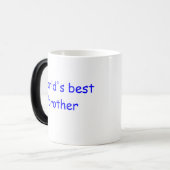 Beste der Bruder-Tasse der Welt Verwandlungstasse (Vorderseite Links)