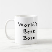 Beste der Chef-Tasse der Welt Kaffeetasse (Links)