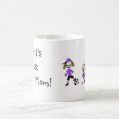 Beste der Fußball-Mama der Welt! Kaffeetasse (Mittel)