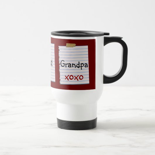 Beste der Großvater-Tasse der einzigartige Welt Reisebecher (Rechts)