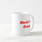 Beste der Großvater-Tasse der Welt Kaffeetasse (VorderseiteRechts)