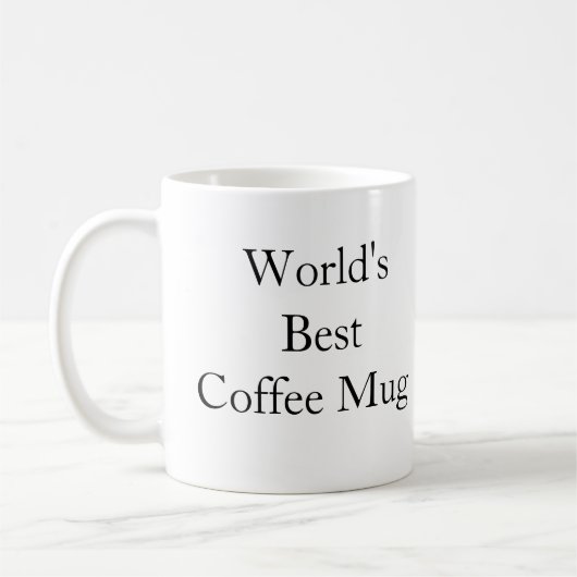 Beste der Kaffee-Tasse der Welt Kaffeetasse (Links)
