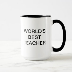 Beste der Lehrer-Tasse des Wortes Tasse