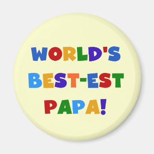 Beste der Papa-T-Shirts und Geschenke der helle Magnet
