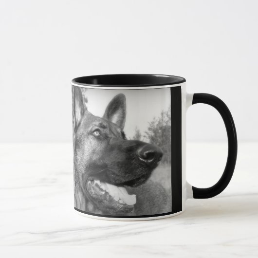Beste der Schäferhund-Mama der Welt Tasse (Rechts)