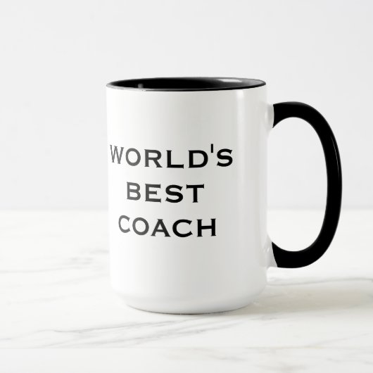 Beste der Trainer-Tasse der Welt Tasse (Rechts)