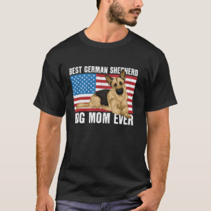 Beste deutsche Schäferhunde-Mama je T-Shirt