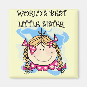 Beste die kleine Schwester-T-Shirts der blonde Magnet