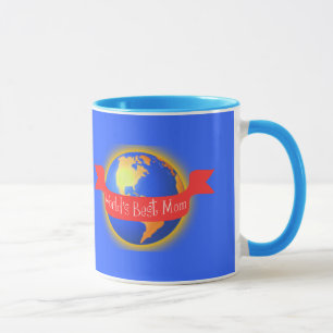 Beste die Mama-Tasse der Welt, helle Farbkugel Tasse