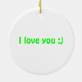 Beste die Mama-Verzierung der Welt Keramikornament (Hinten)