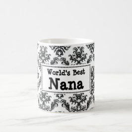 Beste die Nana-Tasse der Welt - Damast-Art Kaffeetasse