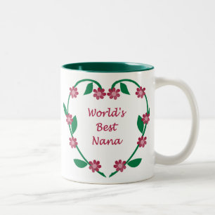 Beste die Nana-Tasse der Welt Zweifarbige Tasse
