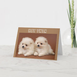 BESTE DINGE KOMMEN IN *PAIRS* ZWEI GEBURTSTAGSKART KARTE