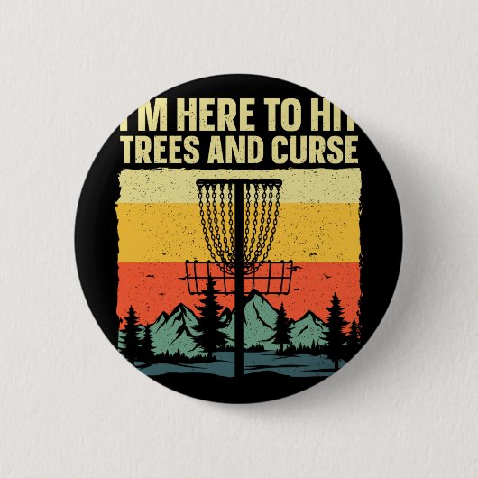 Beste Disc-Golf-Kunst für Männer Frauen Kinder Dis Button (Vorderseite)