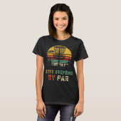 Beste Disk Golf Stepdad Geschenk Step Vater Golfin T-Shirt (Vorne ganz)