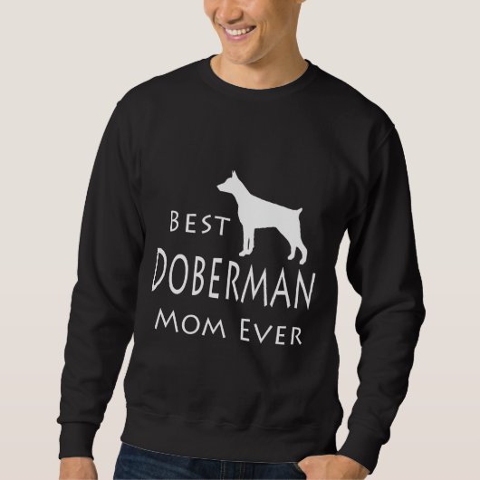 Beste Doberman-Mama je 116 Sweatshirt (Vorderseite)