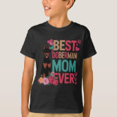 Beste Doberman-Mama je T-Shirt (Vorderseite)