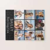 Beste Dog-FotoCollage Personalisiert Puzzle (Horizontal)