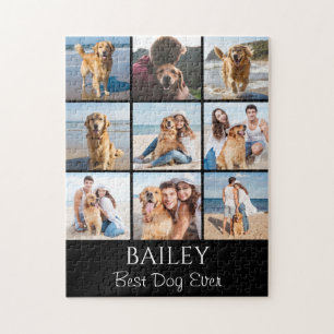 Beste Dog-FotoCollage Personalisiert Puzzle