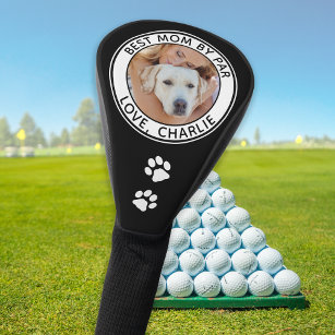 Beste DOG MAMA Personalisiert Pet Foto Name Golf Headcover