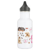 Beste Dog Mum Edelstahlflasche (Links)
