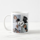 Beste Dog Mum | FotoCollage Kaffeetasse (Links)