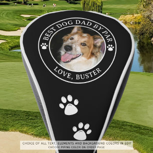BESTE DOG-VATER NACH PAR-Foto Druckfarben Golf Headcover
