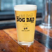 Beste Dog-Vater-Personalisierte Hundennamen Glas