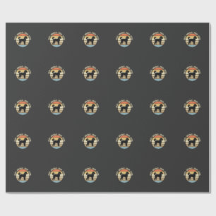 Beste Doodle-Mama Aller Zeiten Retro Hund Geschenkpapier