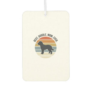 Beste Doodle-Mom Ever Vintage Hundemutter Design_1 Autolufterfrischer