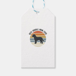 Beste Doodle-Mom Ever Vintage Hundemutter Design_1 Geschenkanhänger
